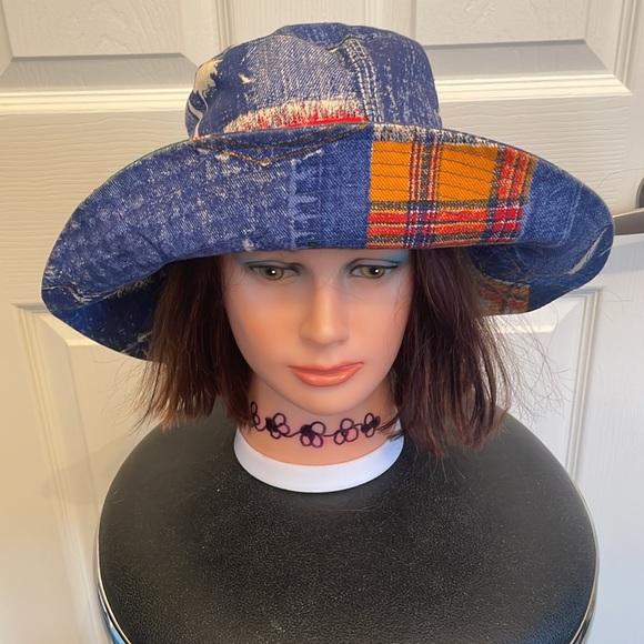 💙Funky Colourful VTG flop hat - Picture 7 of 10